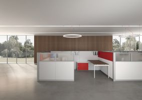 arredo ufficio pareti 606  